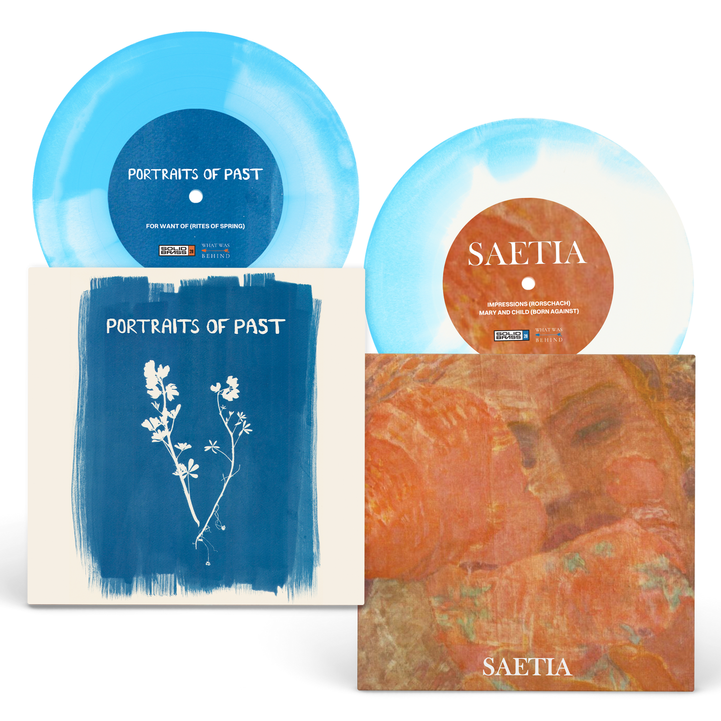 Portraits Of Past / Saetia split 45 (1st Pressing)